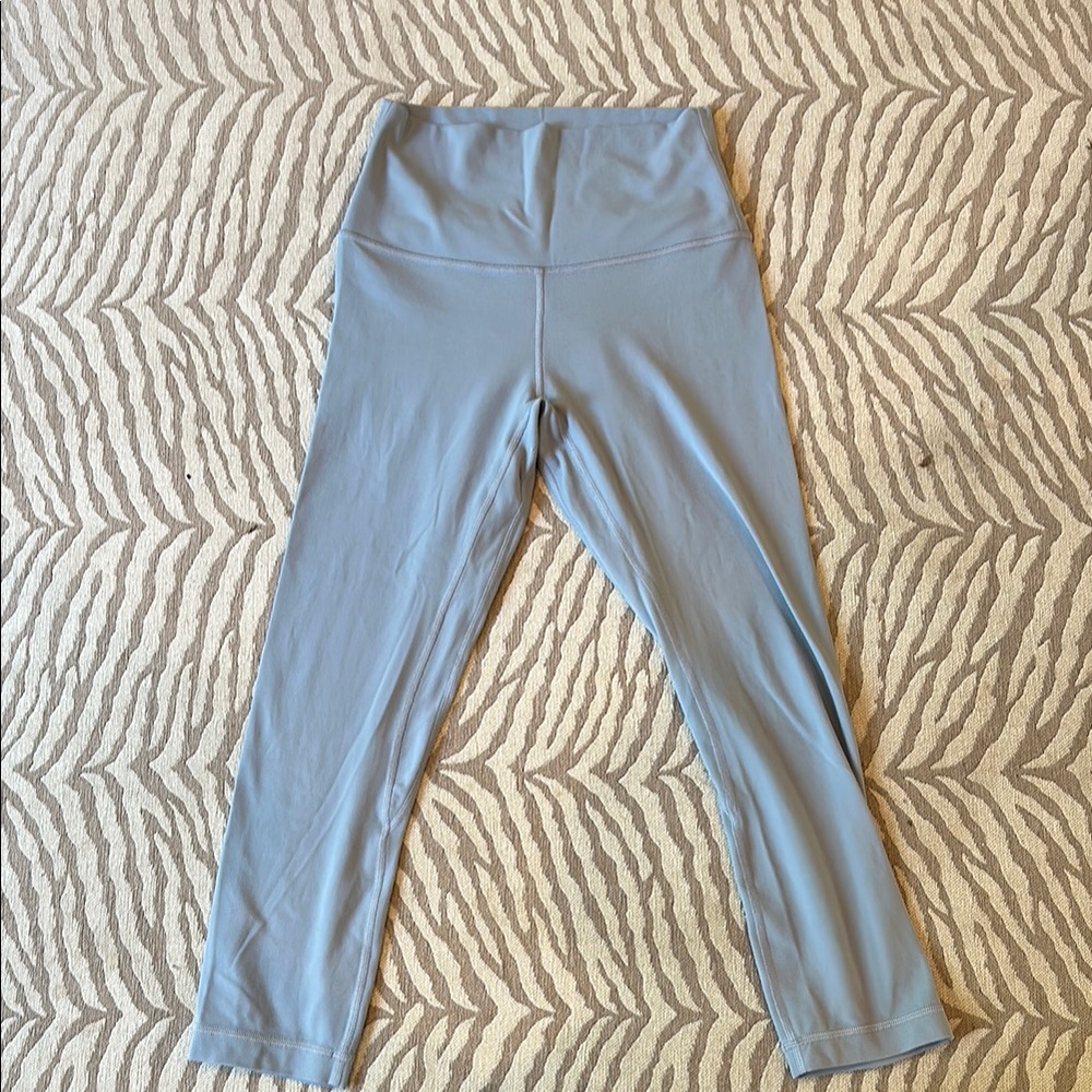 lululemon athletica icy blue 25” high rise align leggings
